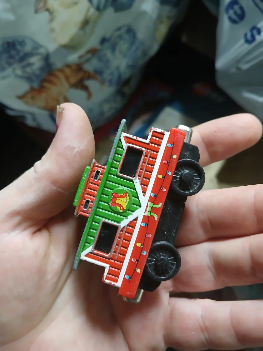 Thomas & Friends Red and Green Holiday Caboose